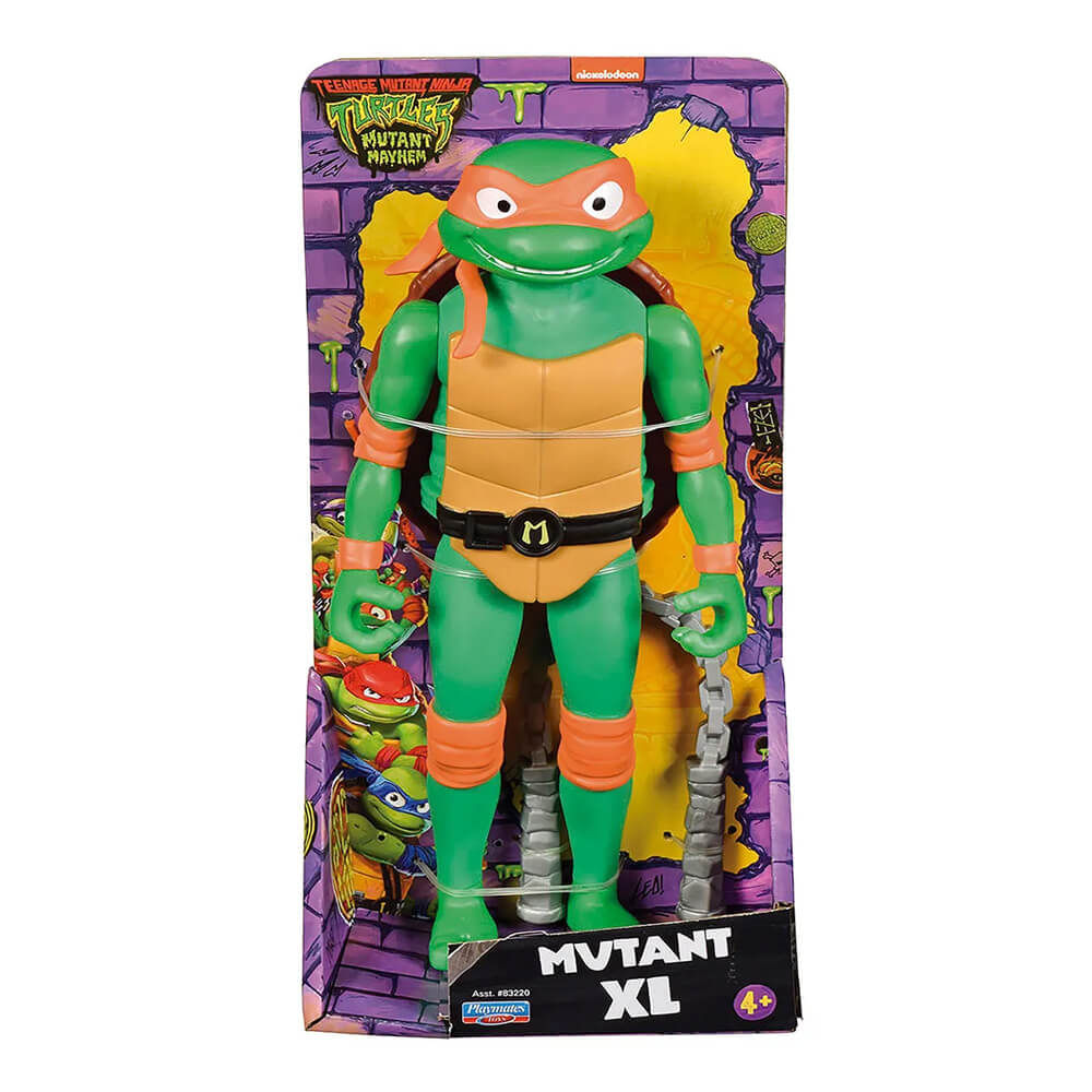 Boneco Michelangelo Tartarugas Ninja Mutant Mayhem XL Sunny