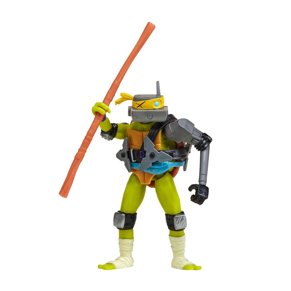 Boneco Donatello Tartarugas Ninja Mix'n Match com Acessórios – Articulado e Original da Sunny Brinquedos – Ideal para Brincar ou Colecionar