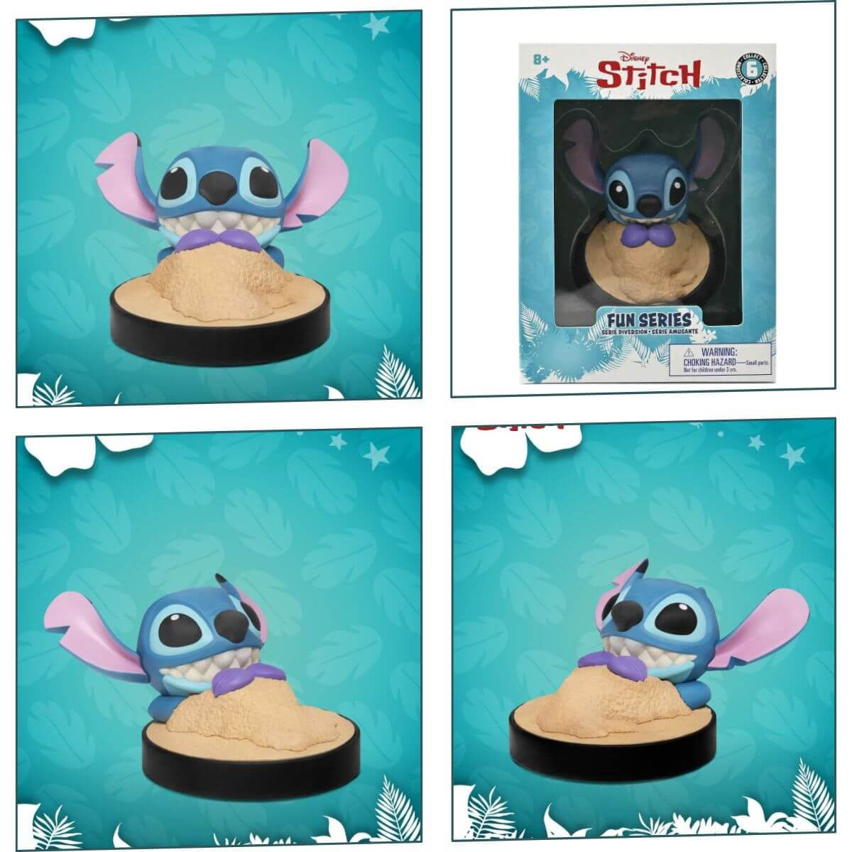 Boneco Colecionável Stitch Sereia Yume Hero Fun Series | Fofo, Criativo e Ideal para Fãs da Disney e do Mundo Encantado