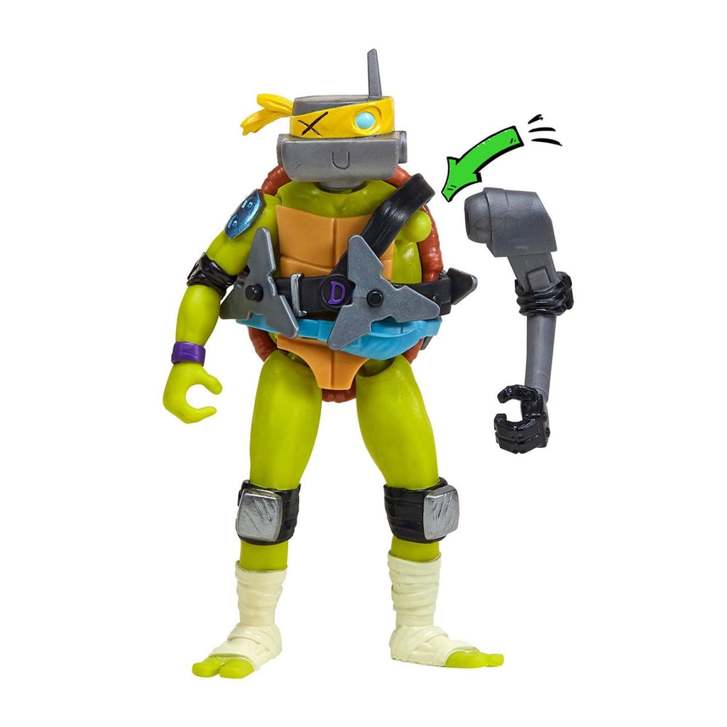 Boneco Donatello Tartarugas Ninja Mix'n Match com Acessórios – Articulado e Original da Sunny Brinquedos – Ideal para Brincar ou Colecionar
