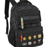 Mochila Super Mario Luxcel – Oficial Nintendo Preta