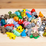 Kit 4 Animais Fidjet Toy Articulados Sensoriais 3D Colecionáveis Sortidos