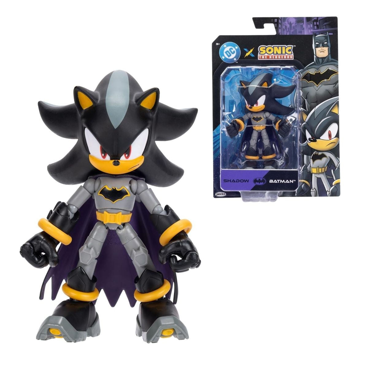 Boneco Shadow Batman Sonic DC - Action Figure Articulada Colecionável - Sunny