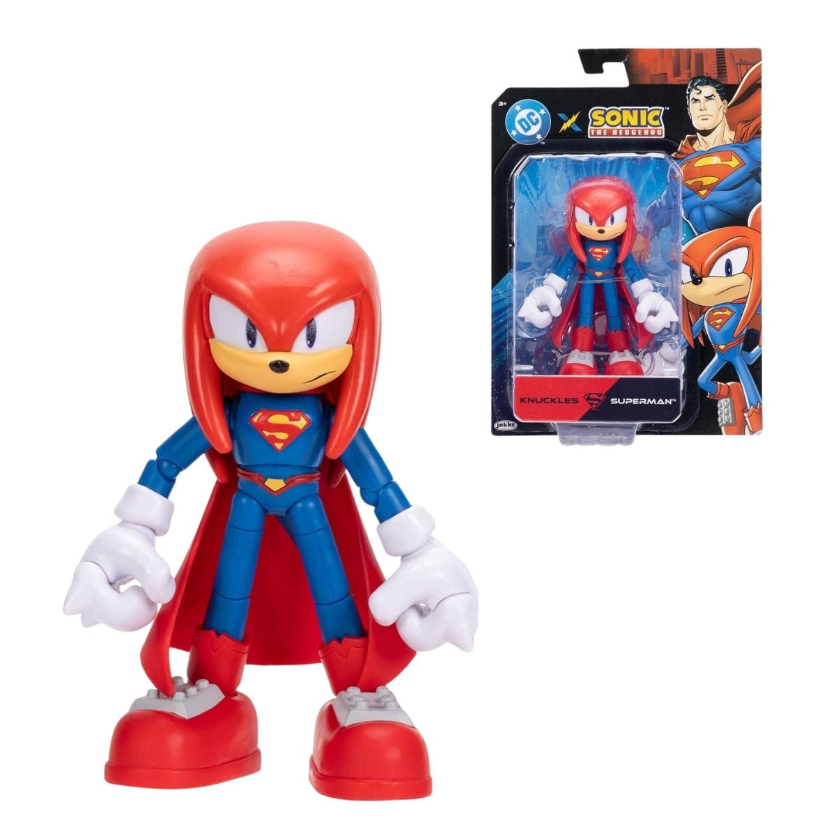 Boneco Knuckles Superman Sonic DC - Action Figure Articulada Colecionável - Sunny