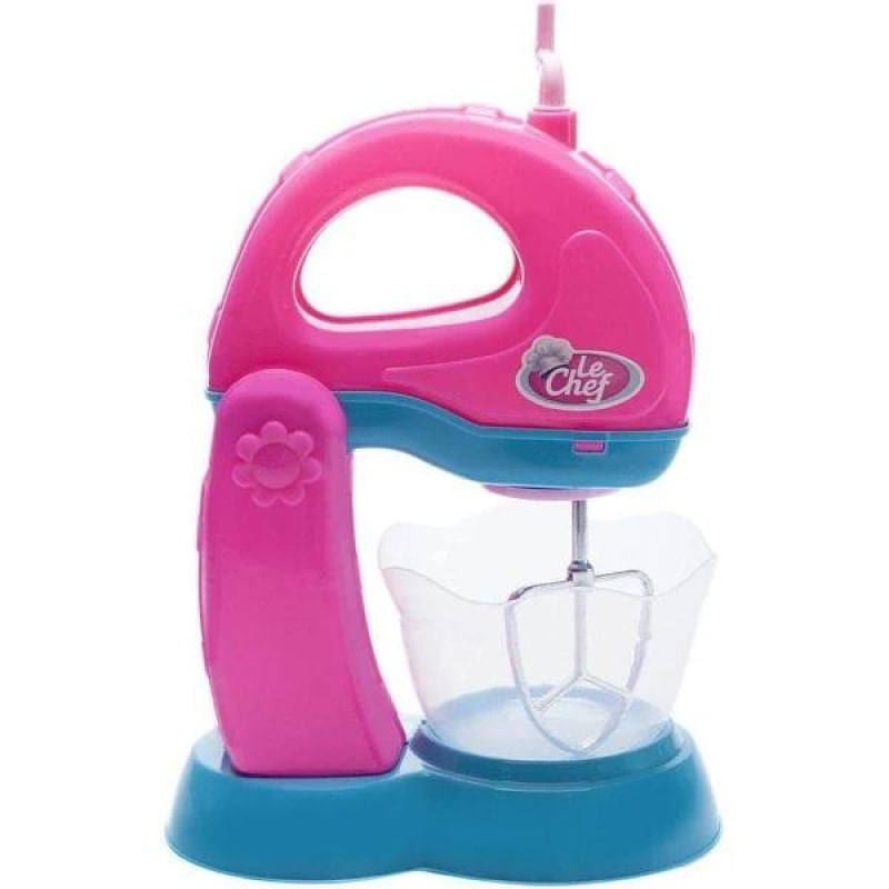 Kit Batedeira Infantil Brinquedo de Cozinha Divertido Usual 312 Rosa
