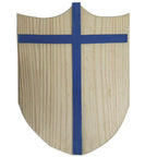 KIT ESPADA E ESCUDO DE MADEIRA MEDIEVAL BRINQUEDO WALDORF