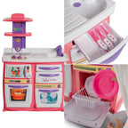 Cozinha de Brinquedo Faz de Conta Tateti Bella Cozinha Com agua
