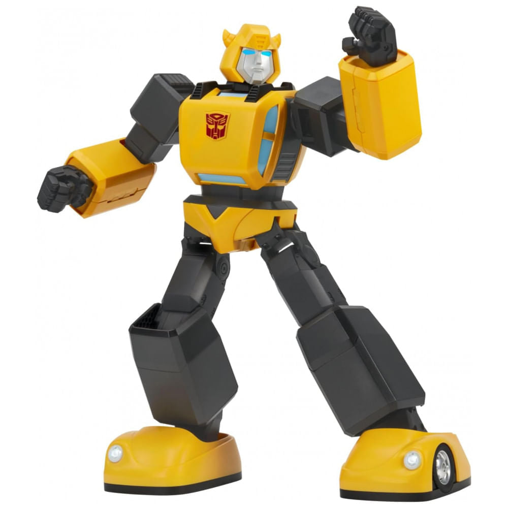 Robosen Transformers G1 Bumblebee: Boneco Robô Transformador com Comandos de Voz, Movimentos Programáveis e Efeitos Sonoros Autênticos