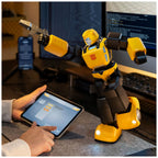 Robosen Transformers G1 Bumblebee: Boneco Robô Transformador com Comandos de Voz, Movimentos Programáveis e Efeitos Sonoros Autênticos