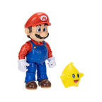 Boneco Articulável Mario 12cm Super Mario Galaxy Movie Com Estrela Luma Sunny