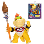 Boneco Articulável Bowser Jr 14cm Super Mario Galaxy Movie Com Cetro Sunny