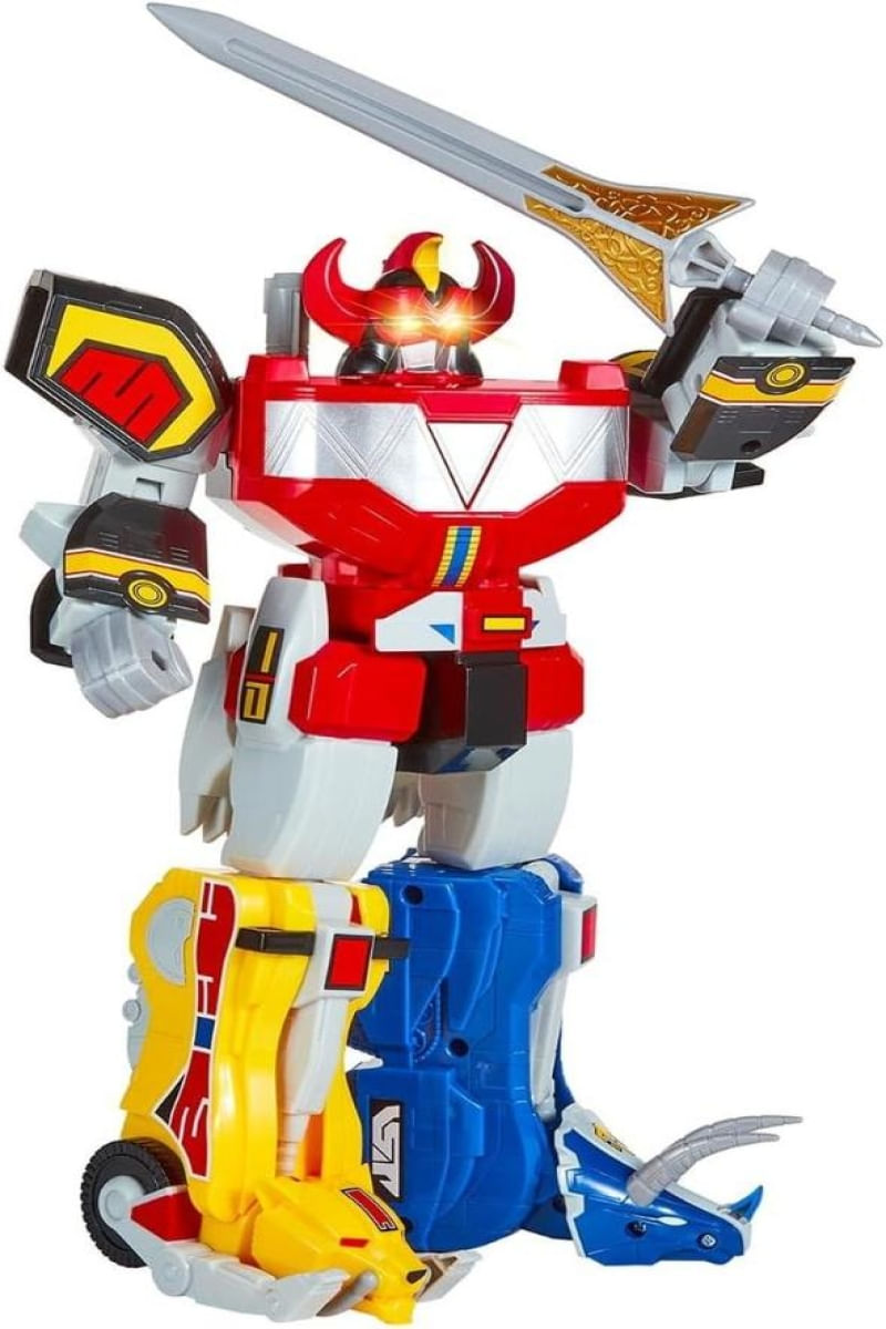 Boneco Megazord Power Rangers Com Luz E Som Sunny - 5185