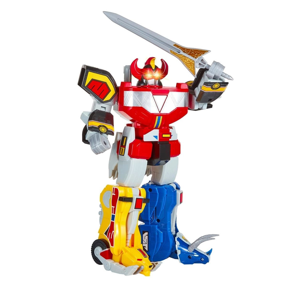 Megazord Power Rangers Com Luz Som Espada Original Oficial Interativo