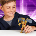 Boneco Goldar Power Rangers Vilão Articulado Com Asas Movimento E Espada