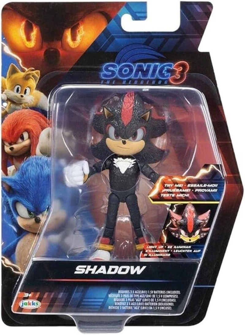 Boneco Shadow 12cm Com Luz Sonic 3 O Filme Sunny - 5067