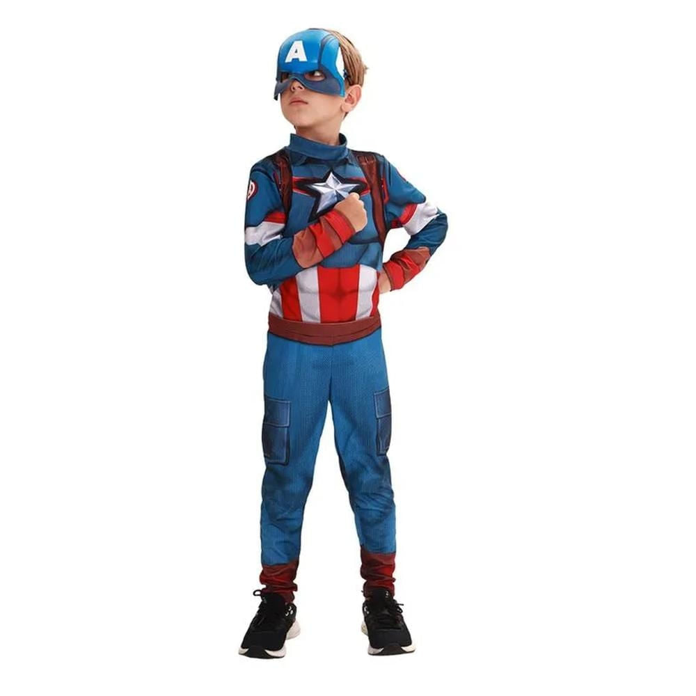 Fantasia Capitão América Clássica P Novabrink - 7202