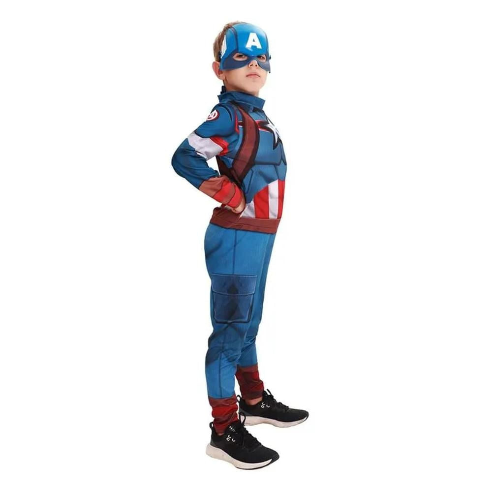 Fantasia Capitão América Clássica P Novabrink - 7202