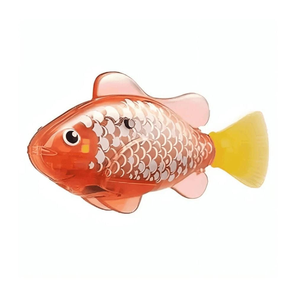 Robô Alive Fish Nada de Vedade Laranja Escuro - Fun Divirta-se