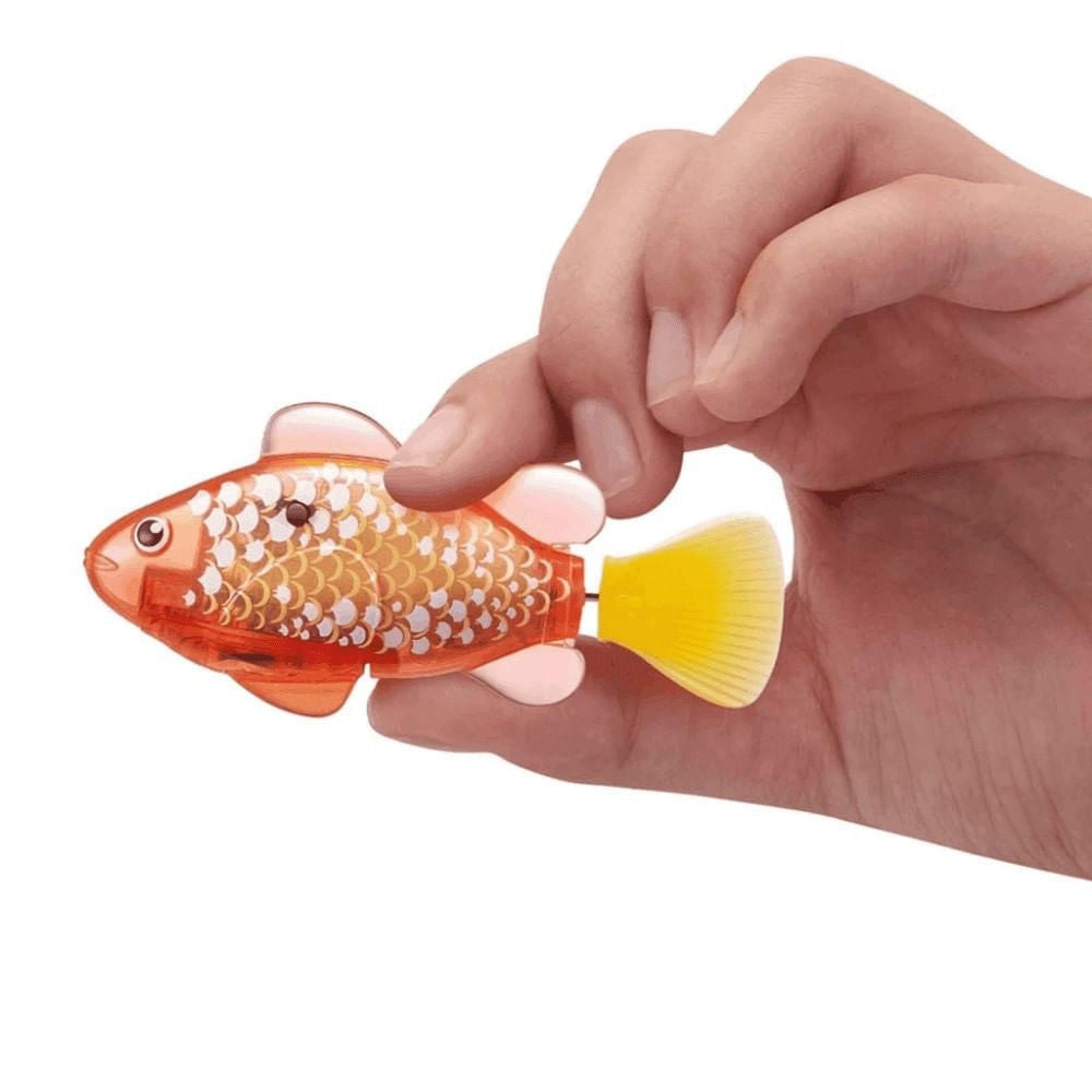 Robô Alive Fish Nada de Vedade Laranja Escuro - Fun Divirta-se
