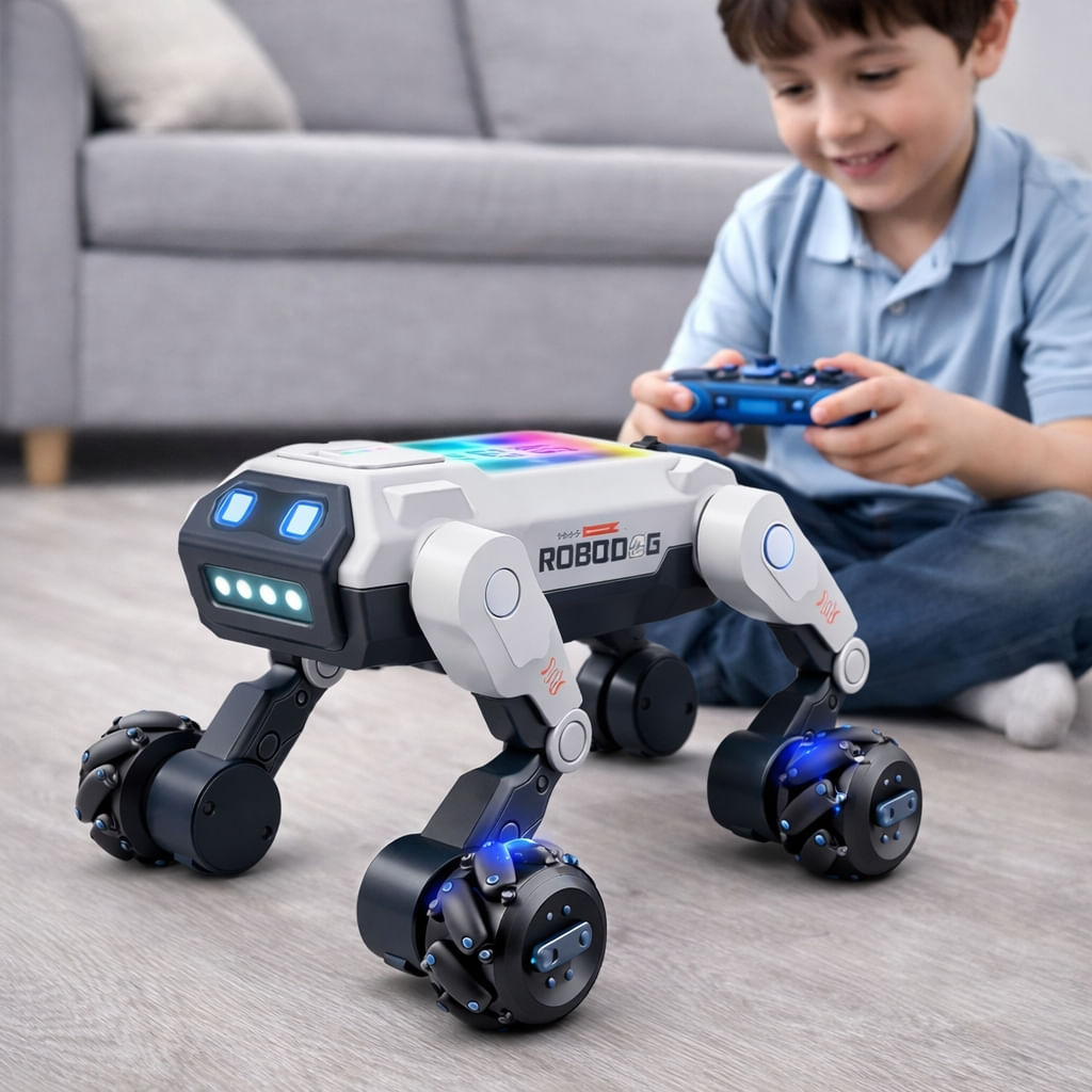 Robô Cão Interativo com Controle Remoto