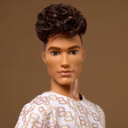 Boneco Ken Barbie Basics Model 10 - Cabelo Castanho - Barbie Signature - Mattel