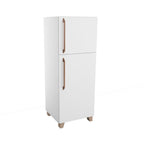 Mini Geladeira de Brinquedo Infantil MDF 15mm Design Moderno Branca Woodcore