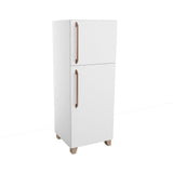 Mini Geladeira de Brinquedo Infantil MDF 15mm Design Moderno Branca Woodcore