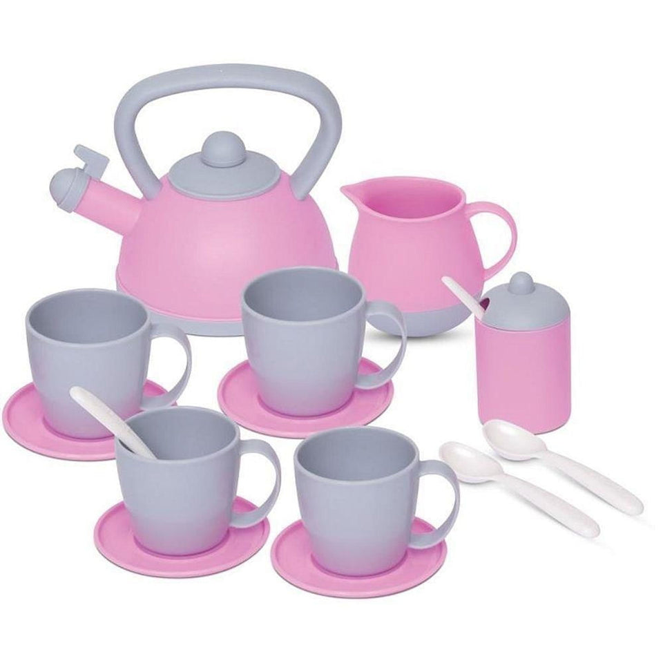 Jogo de Chá Infantil Baby Gourmet Rosa 13 Peças Mercotoys