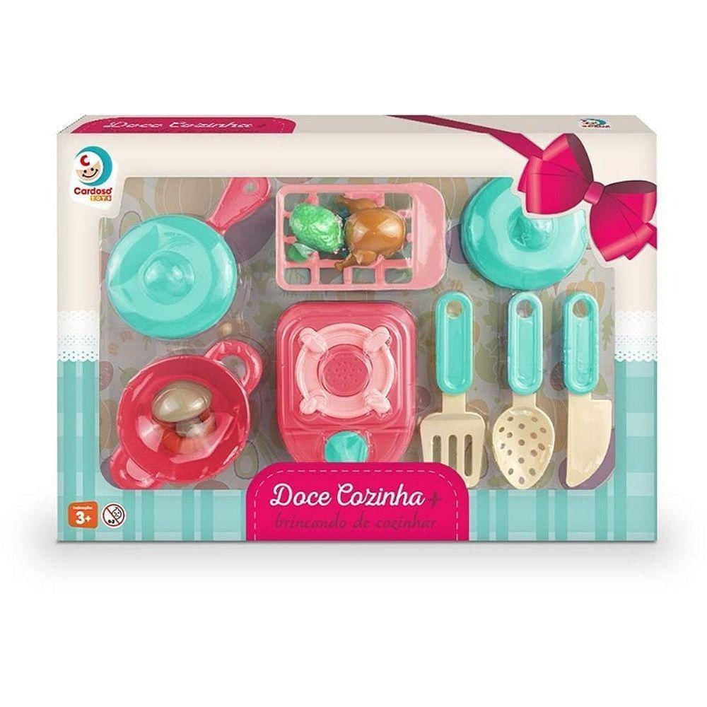 Cozinha de Brinquedo Doce Cozinha Plus Brincando de Casinha Cardoso Toys