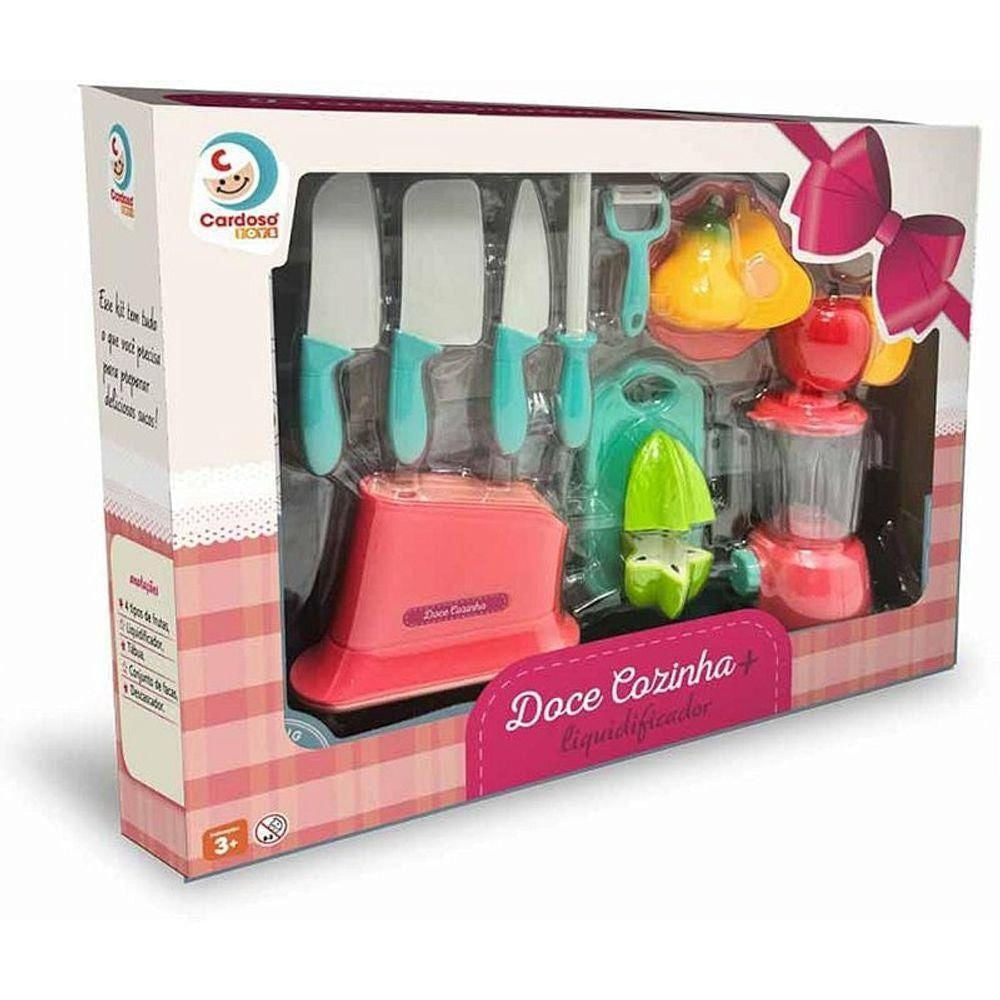 Cozinha de Brinquedo Doce Cozinha Plus com Liquidificador Cardoso Toys