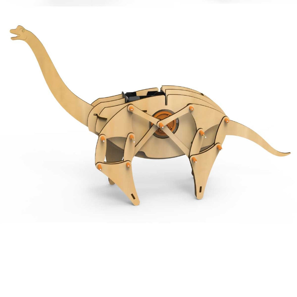 Kit de Robótica STEM Dinossauro Brachiosaurus MDF