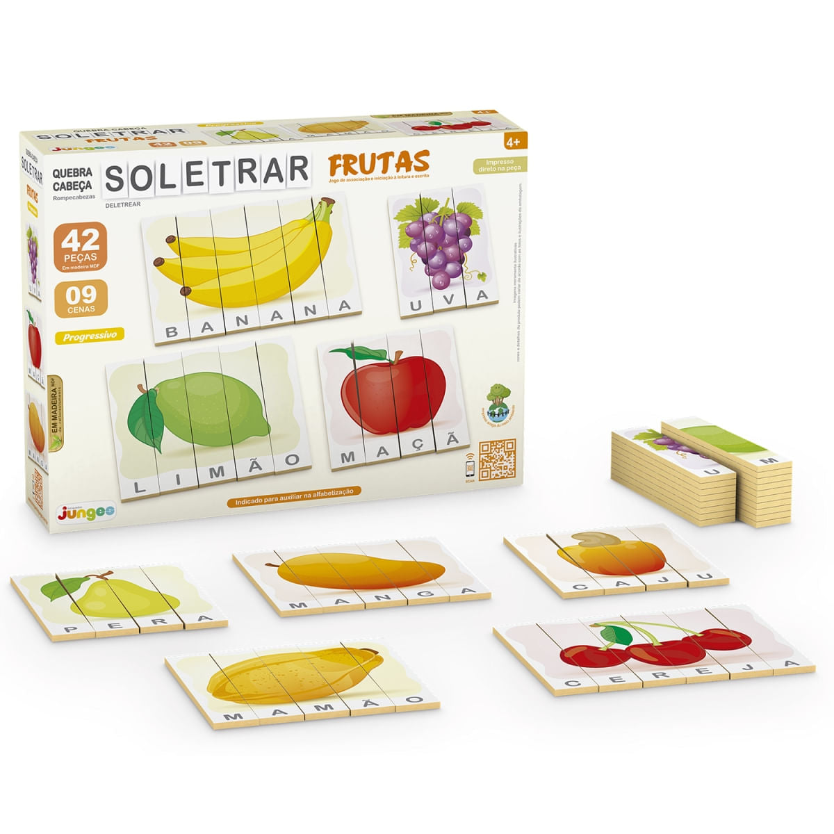 BAÚ DA ALFABETIZAÇÃO COM 8 JOGOS EDUCATIVOS INFANTIS