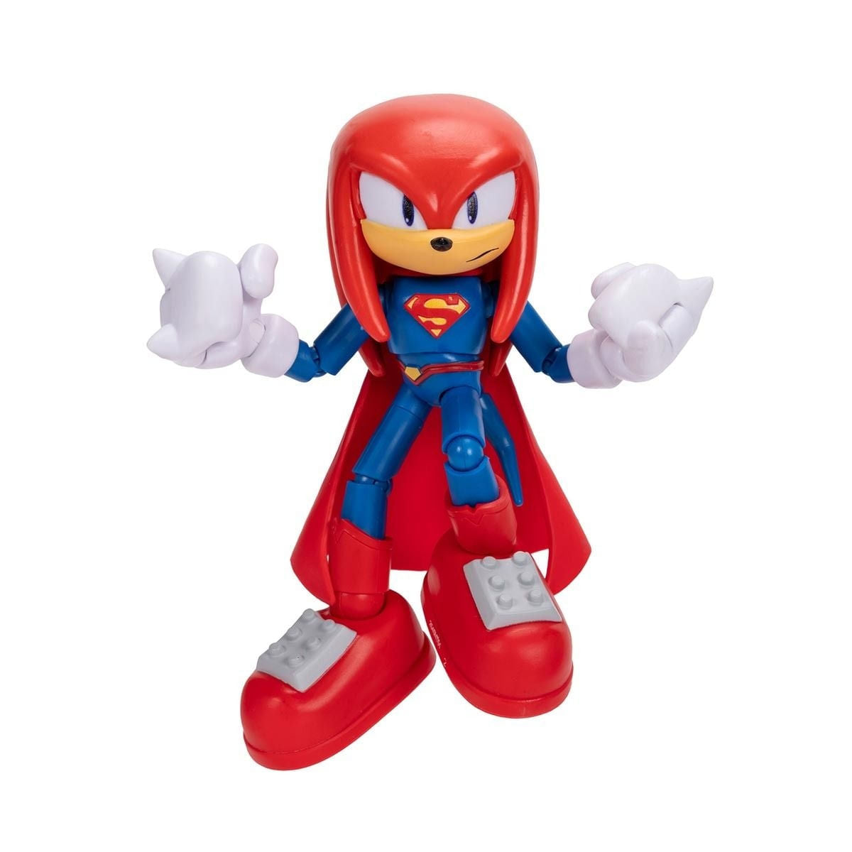 Boneco Knuckles Superman Sonic DC - Action Figure Articulada Colecionável - Sunny