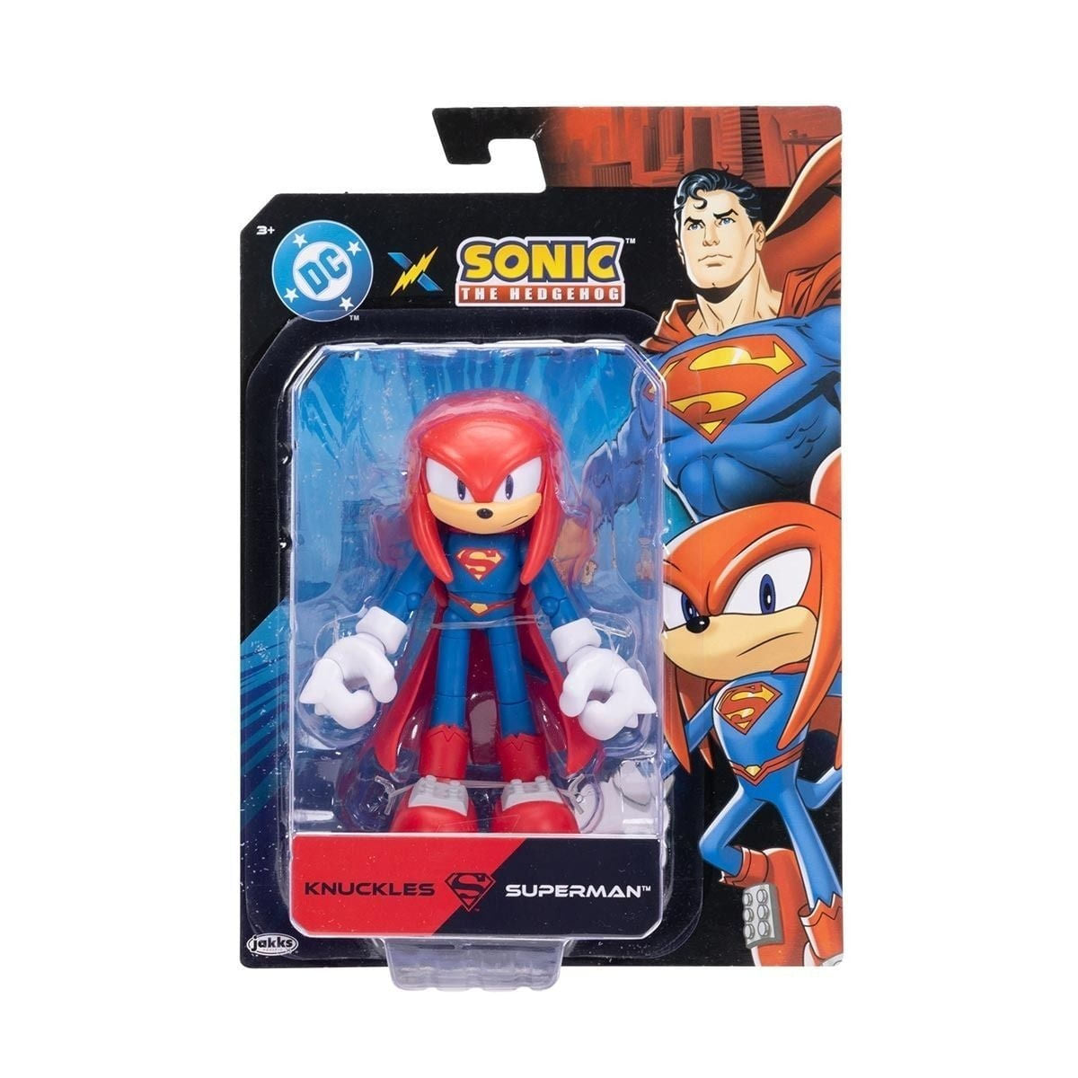 Boneco Knuckles Superman Sonic DC - Action Figure Articulada Colecionável - Sunny