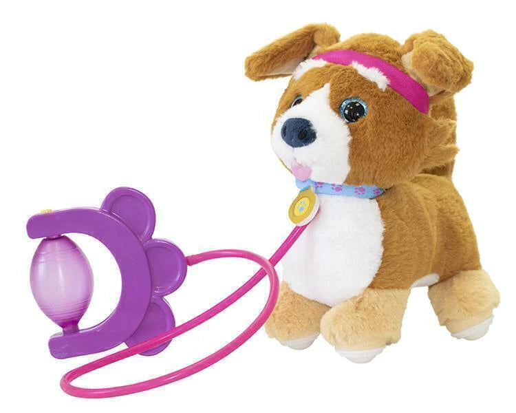 Pelúcia Cachorrinho Walking Petz com Som e Movimento Multikids