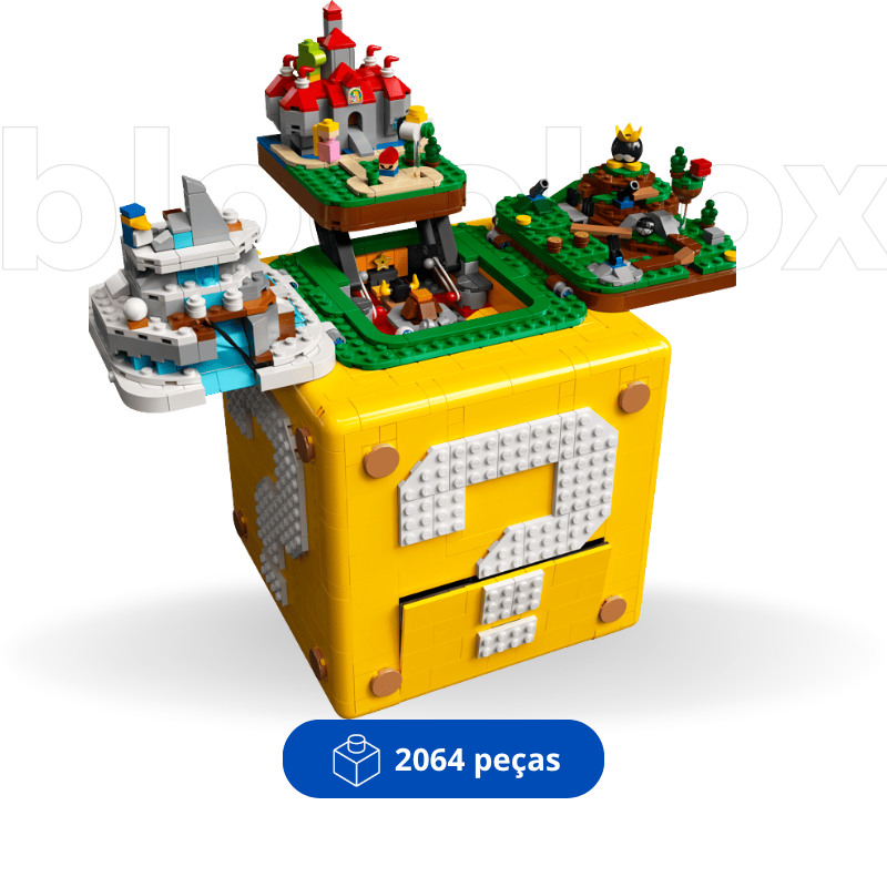 Bloco de Interrogação - Super Mario | 2064PCS