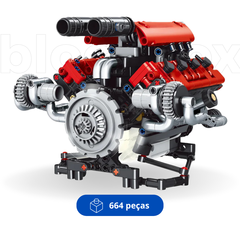 Motor V8 Motorizado | 664PCS