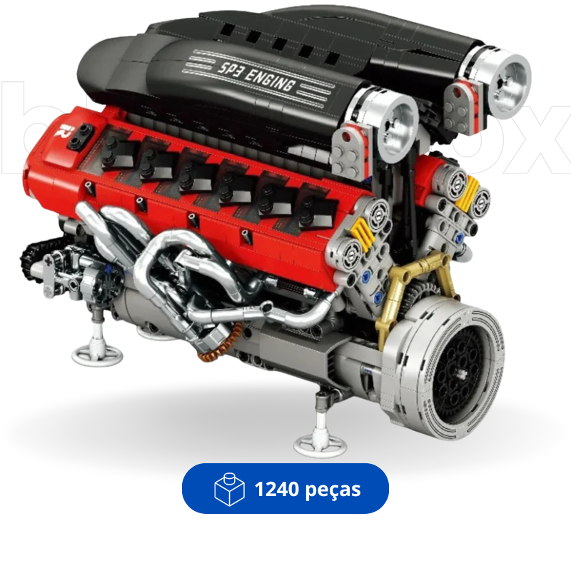 Italian V12 Hypercar Motorizado | 1240PCS
