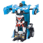 Carrinho Controle Remoto Transformável Megaformers Auto Neptune Azul Multikids