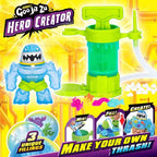 Boneco Estica Goo Jit Zu Hero Creator Thrash Kit Fábrica de Criação de Heróis Sunny