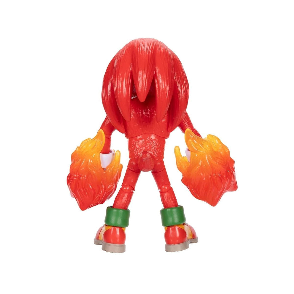 Boneco Knuckles Sonic 3 Articulado Punhos de Fogo Figura de Ação Sunny
