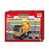 Blocos de Montar Caminhão Betoneira Controle Remoto DM Blocks RC Trucks DM Toys DMT7221