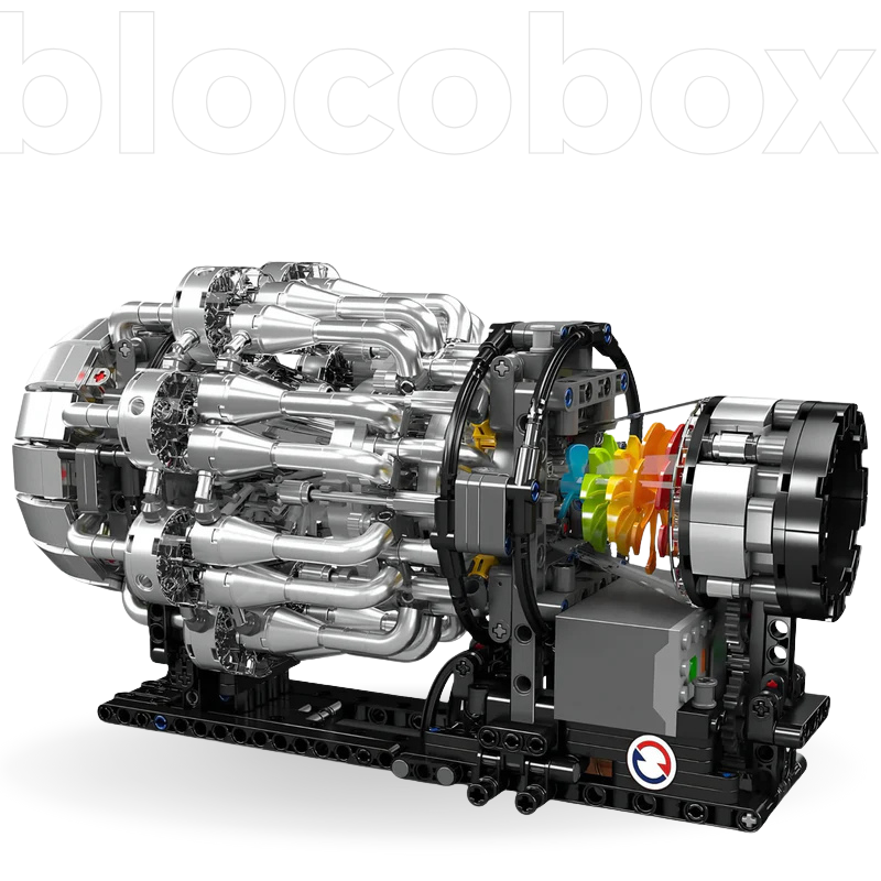 Motor Turbojet Motorizado | 1214PCS