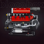 Motor V8 Motorizado | 664PCS