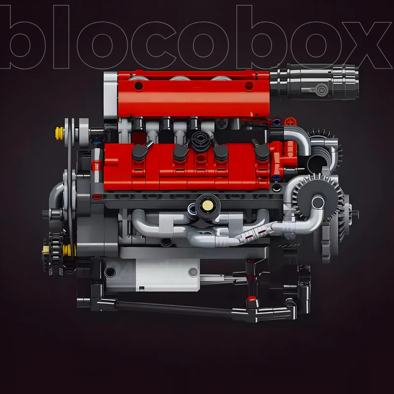 Motor V8 Motorizado | 664PCS