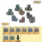 Blocos de Minério - Blocos Magnéticos Minecraft | 32PCS