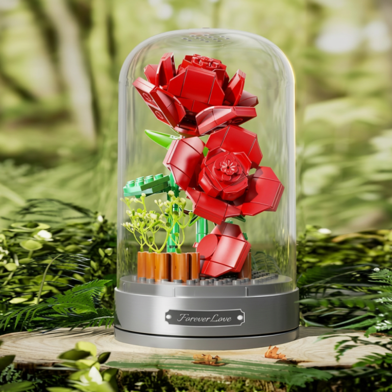 Flores de  Rosas Vermelhas Eternas | 317 PCS