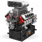 V8 Supercharger Motorizado | 856PCS
