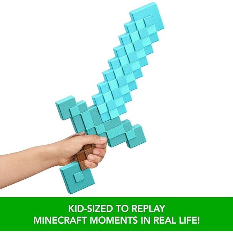 MINECRAFT FERRAMENTA ESPADA DE DIAMANTE - MATTEL
