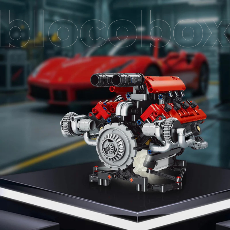 Motor V8 Motorizado | 664PCS
